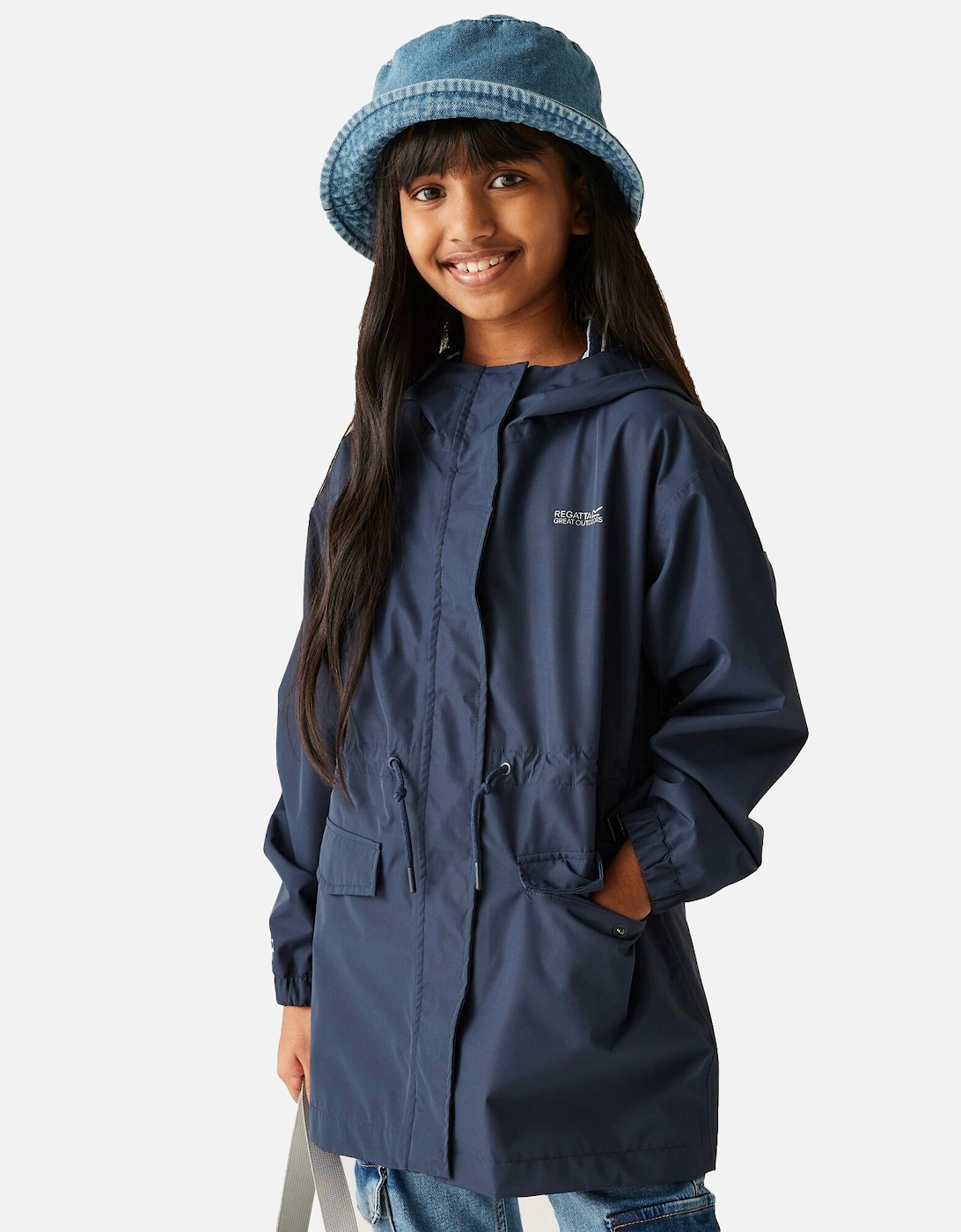 Childrens/Kids Ballina Stripe Waterproof Jacket