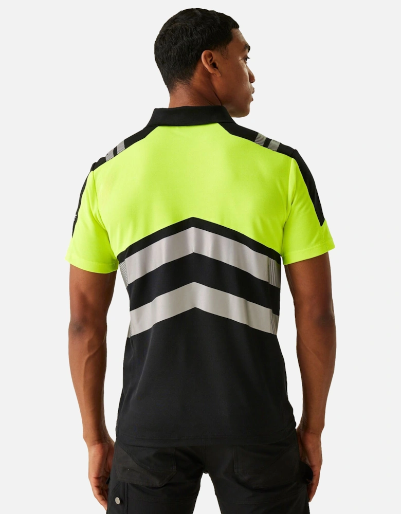 Professional Mens Hi-Vis Polo Shirt