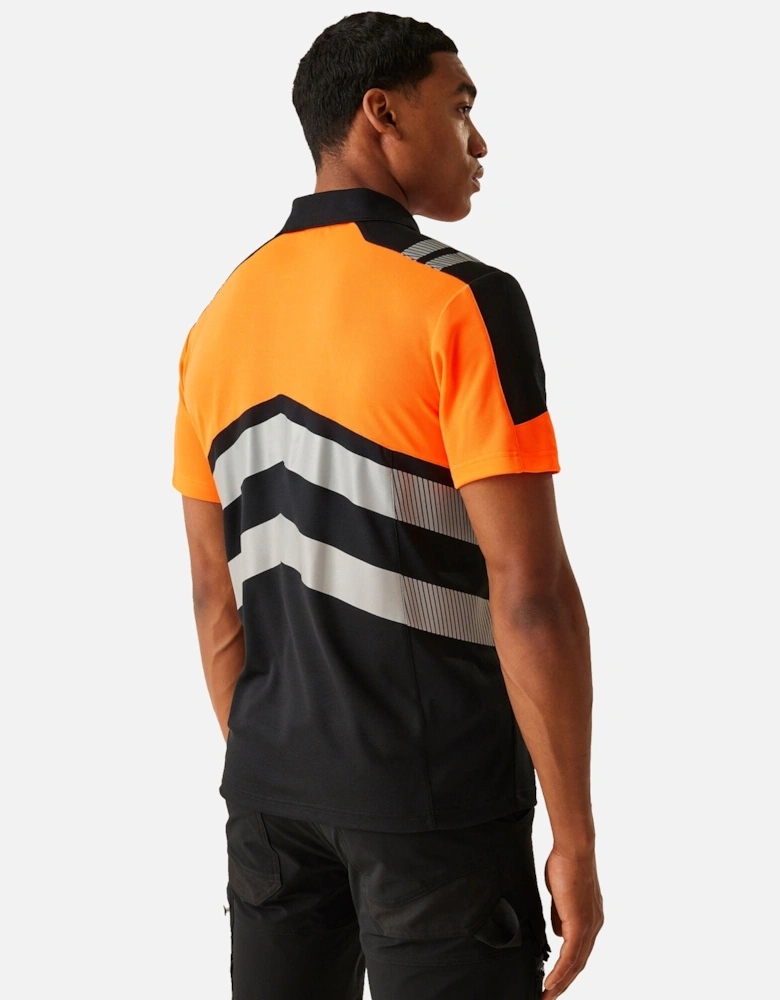 Professional Mens Hi-Vis Polo Shirt