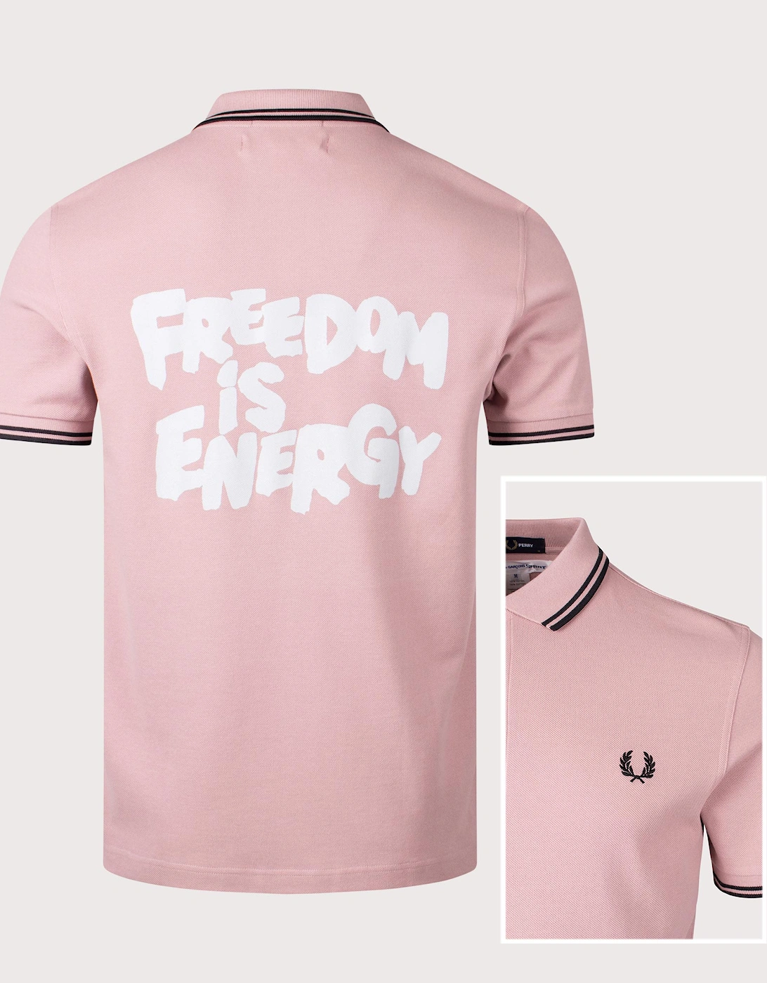 COMME des GARÇONS x Fred Perry Freedom is Energy Polo Shirt, 5 of 4