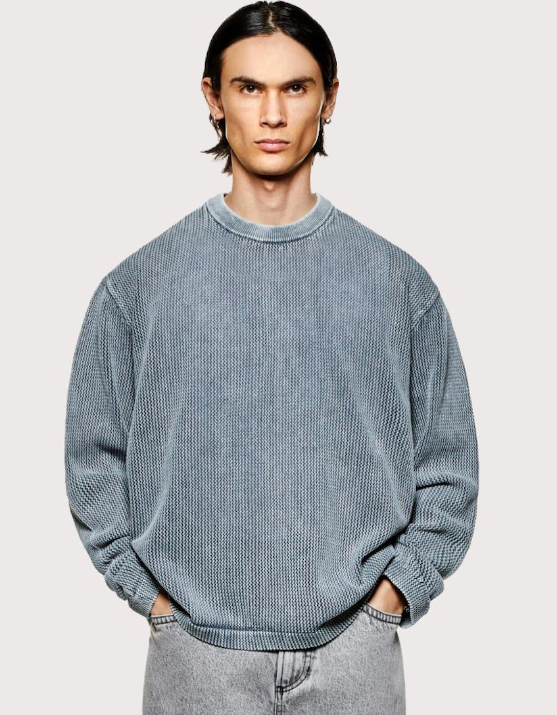 Pigment Dyed Loose Gauge Long Sleeve T-Shirt, 6 of 5