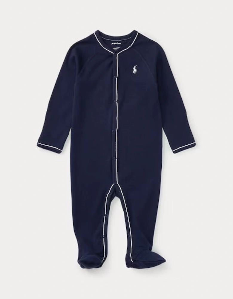 BABY BOY NAVY BABY GROW