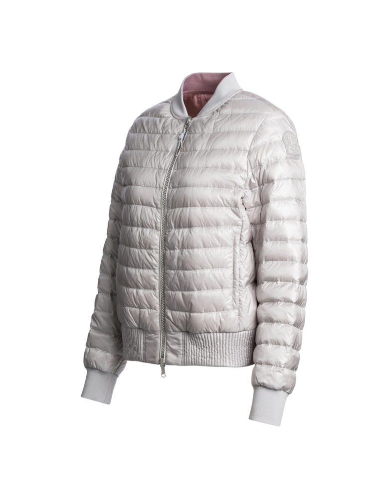 Reversible Silver/Pink Bomber Jacket