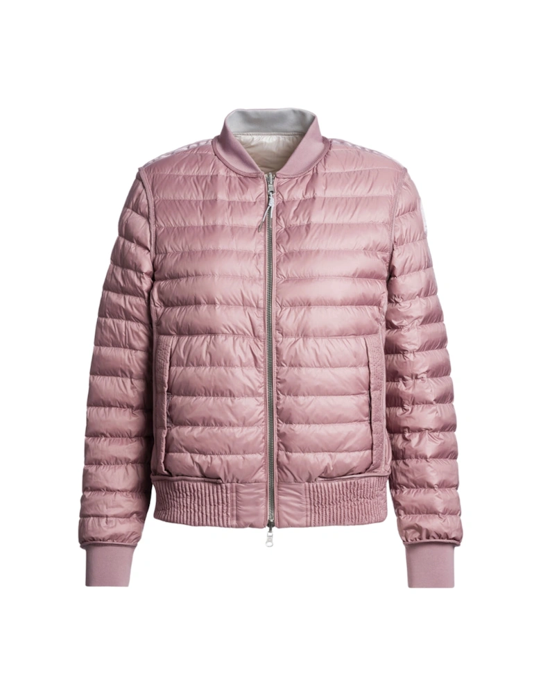 Reversible Silver/Pink Bomber Jacket