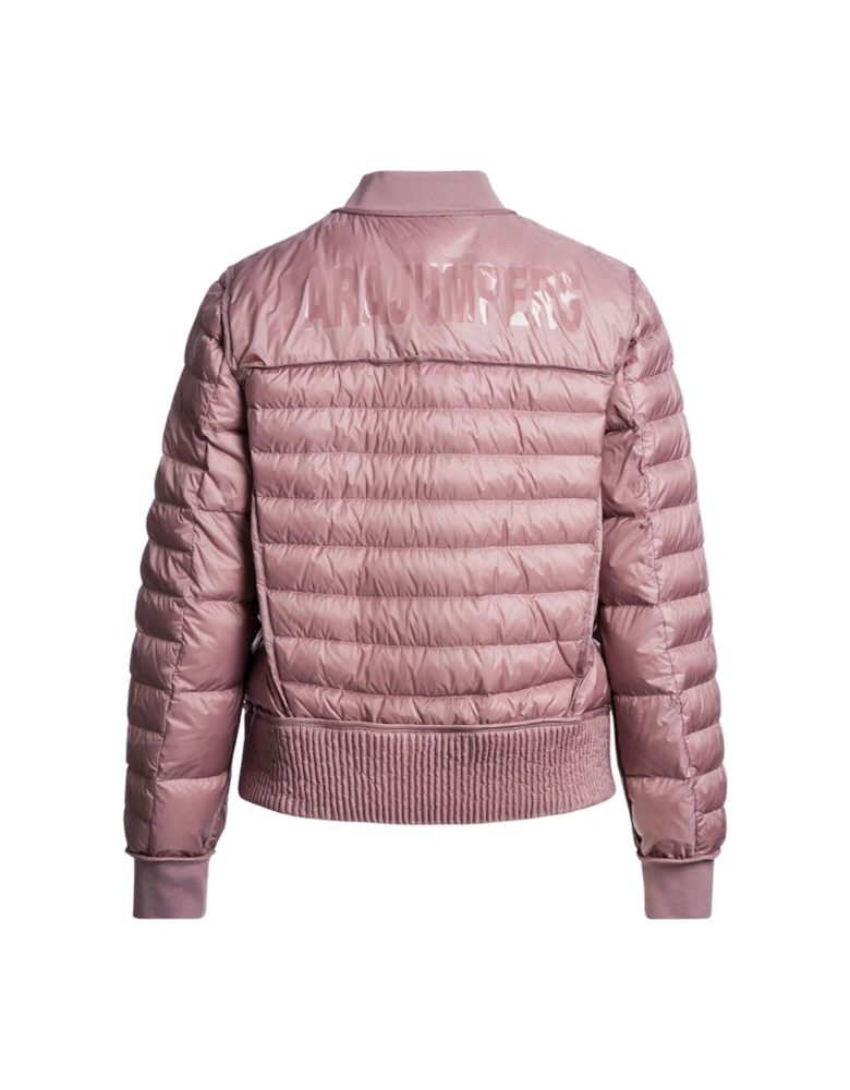 Reversible Silver/Pink Bomber Jacket