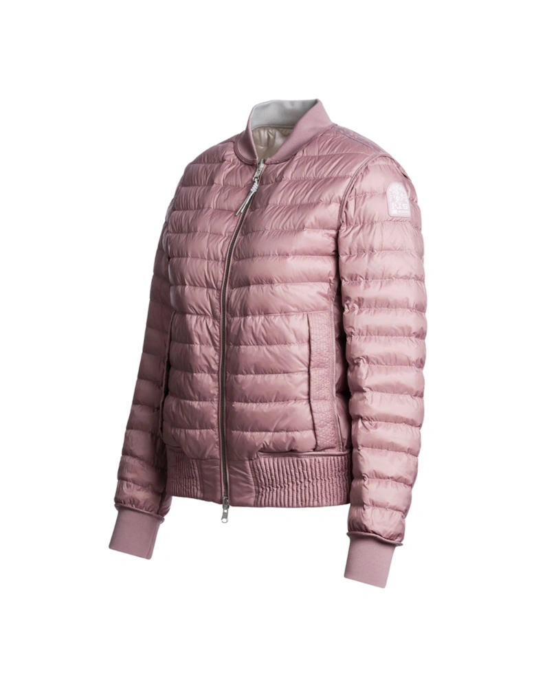 Reversible Silver/Pink Bomber Jacket