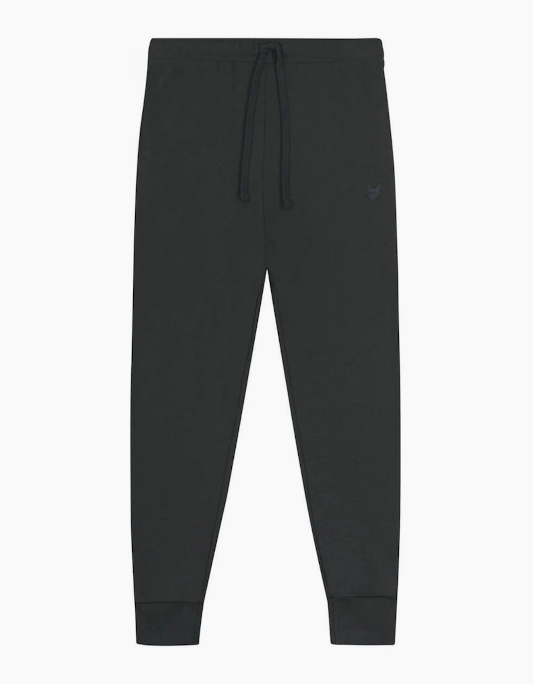 Lyle And Scott Men's Black Lyle & Scott Tonal Eagle Gunmetal Sweatpants  33/32/32 M