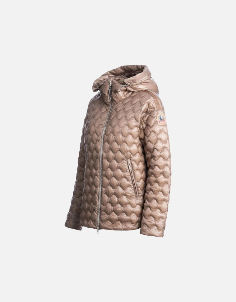 Hooded Beige Jacket