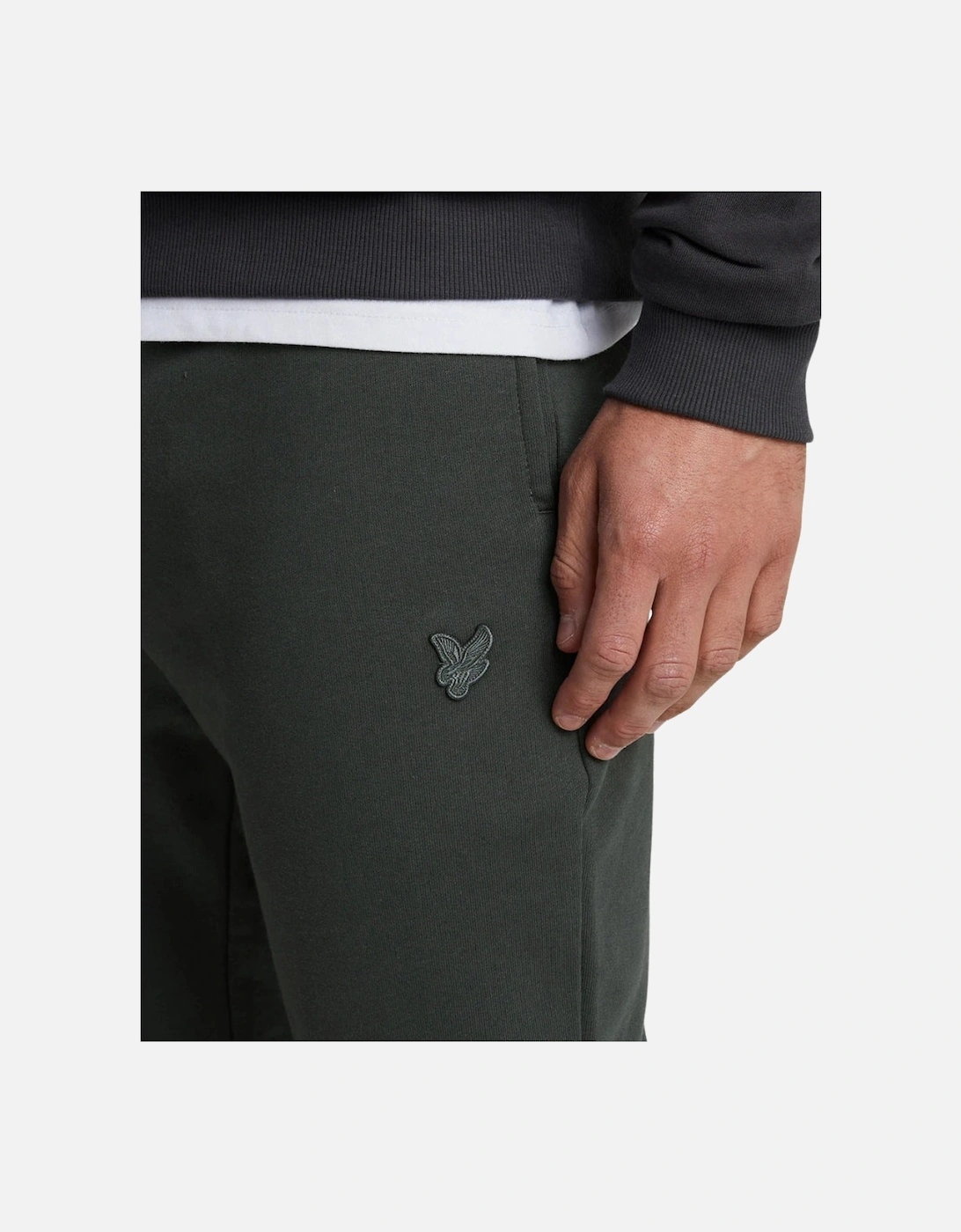 Lyle & Scott Tonal Eagle Gunmetal Sweatpants