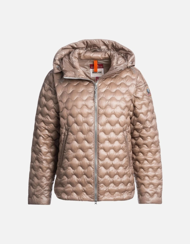 Hooded Beige Jacket