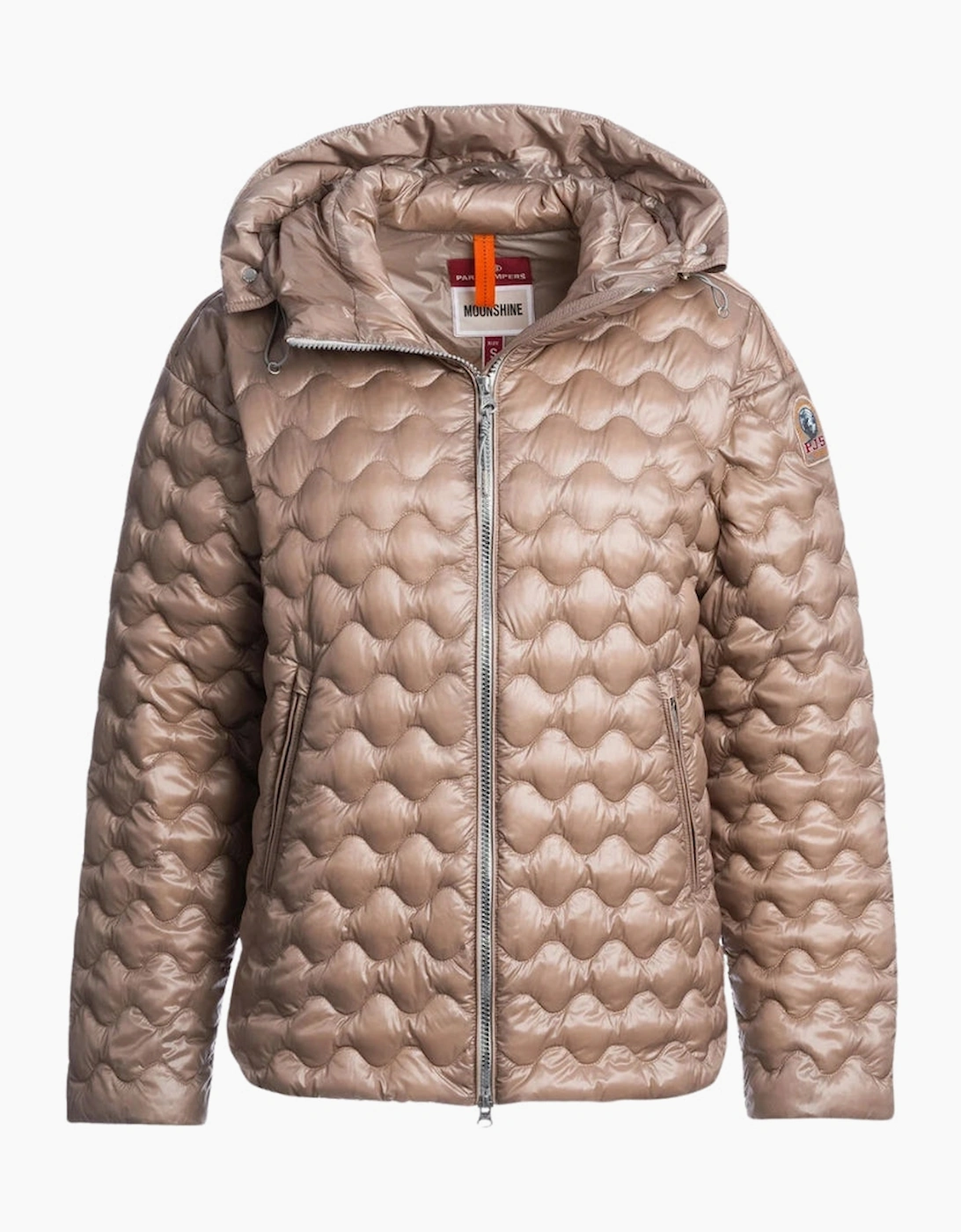 Women's Parajumpers Hooded Beige Jacket - Tan - Size: 10/8