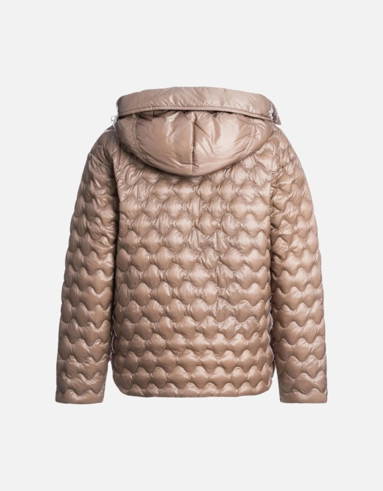 Hooded Beige Jacket