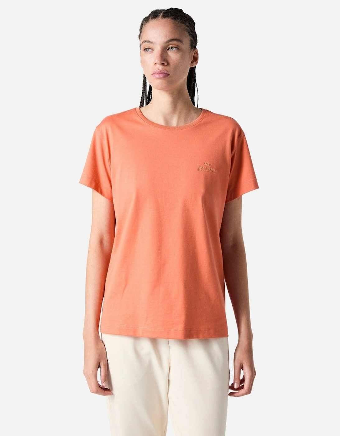 White Logo Canyon Sunset T-shirt