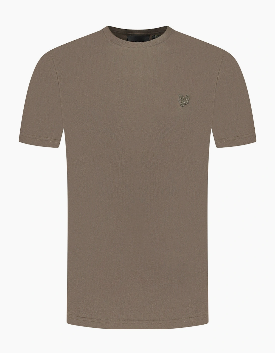 Lyle And Scott Men's Tan Lyle & Scott Tonal Eagle Form Green T-Shirt  34 Xs