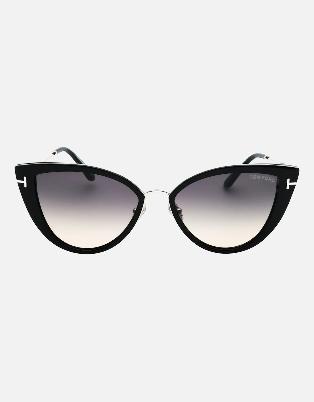 Anjelica-02 Shiny Black Sunglasses, 3 of 2
