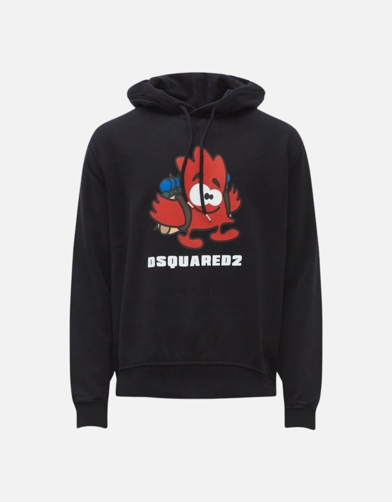 Outdoor Maple Leaf Logo Black Hoodie