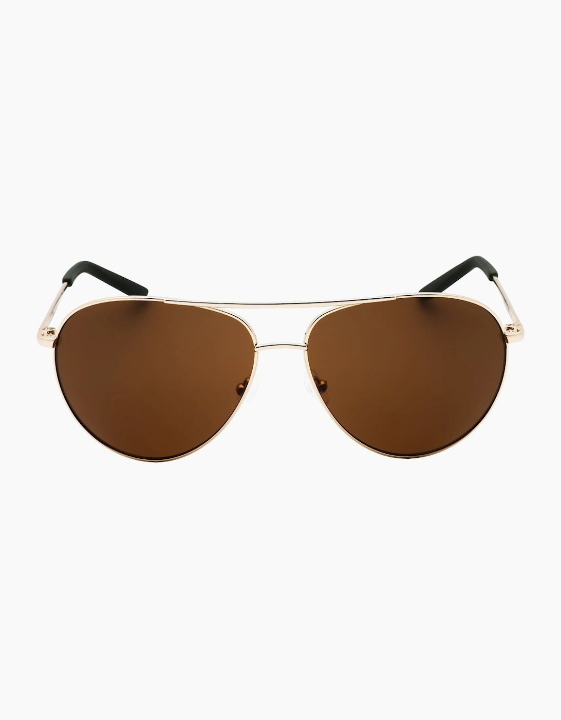 Nike Men's Nike Brown Lensed Light Gold Sunglasses