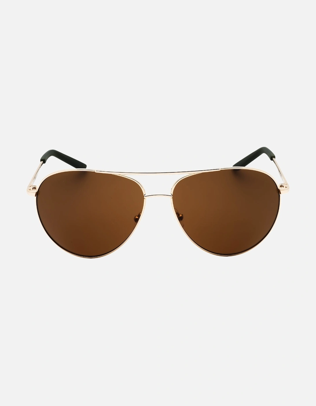 Brown Lensed Light Gold Sunglasses, 3 of 2