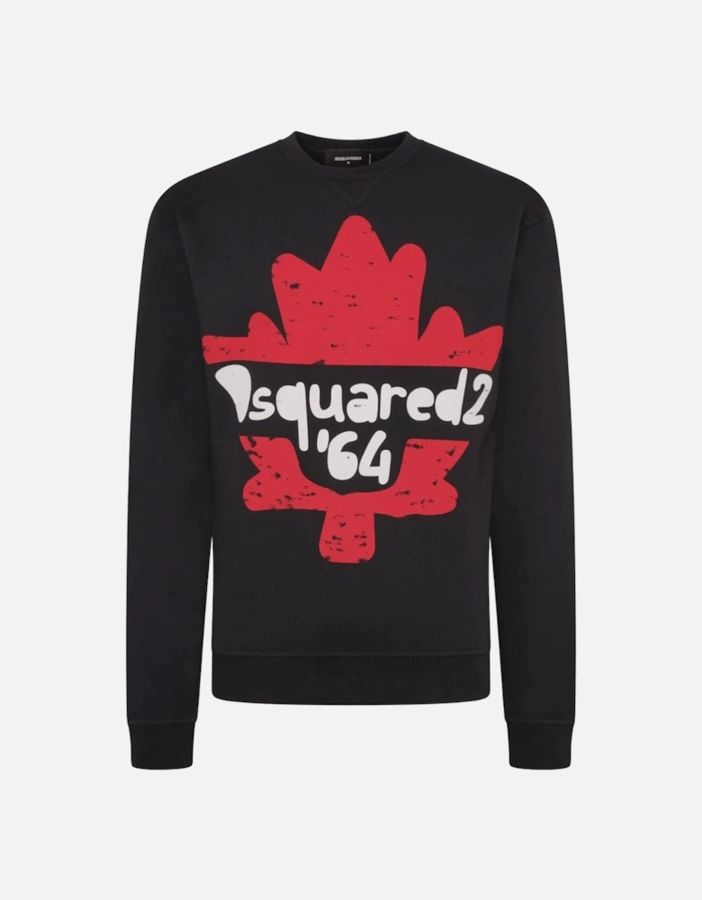 Maple Leaf 64 Black Sweatshirt