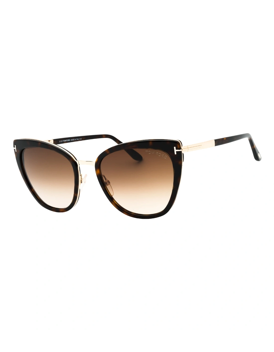 Simona Shiny Dark Havana Sunglasses