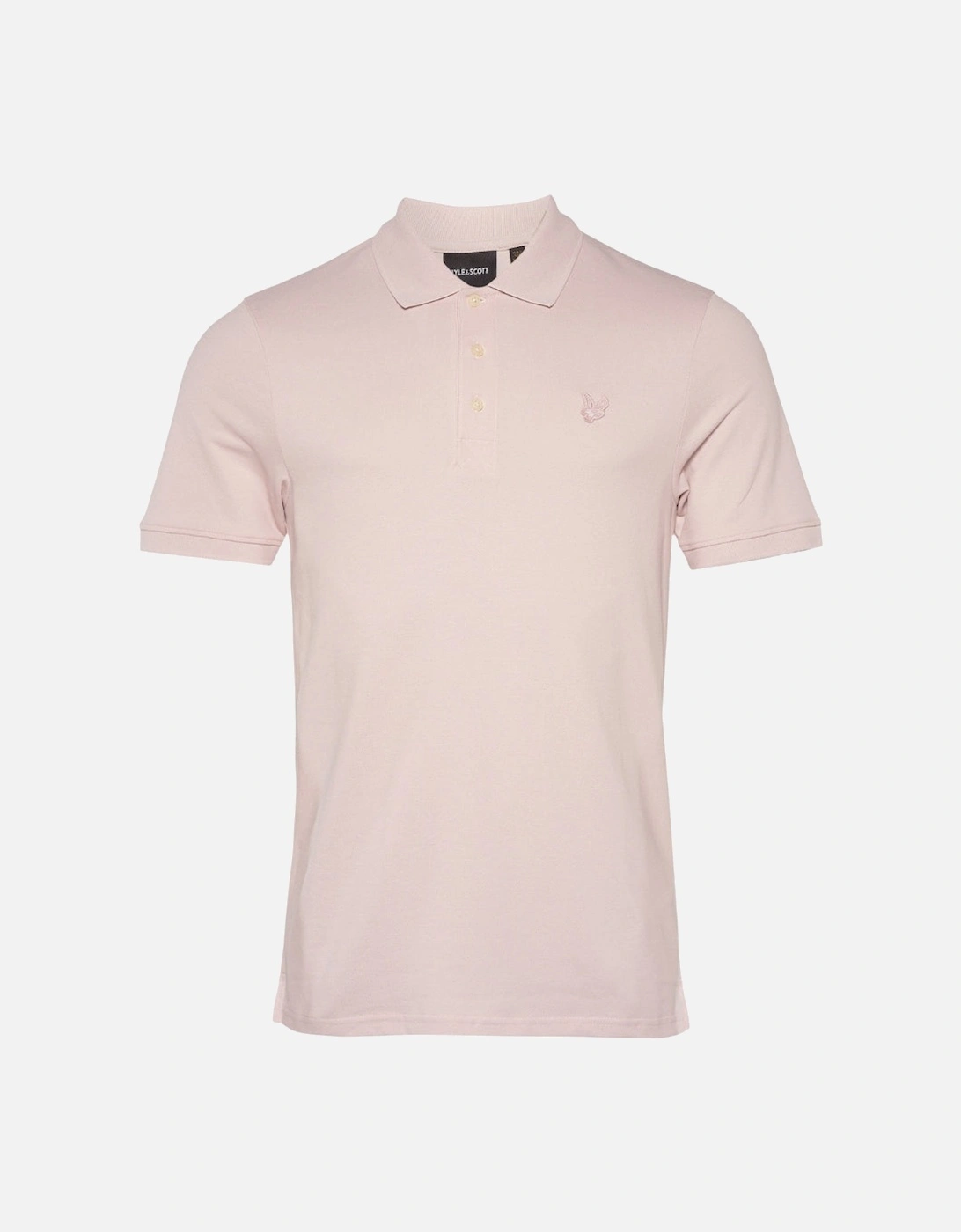 Lyle & Scott Tonal Eagle Pink Salt Polo Shirt, 4 of 3