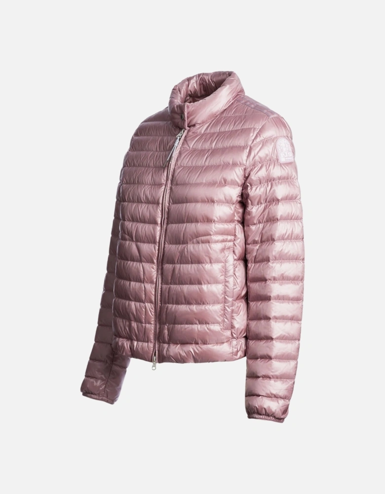 Plain Taupe Alloy Pink Jacket