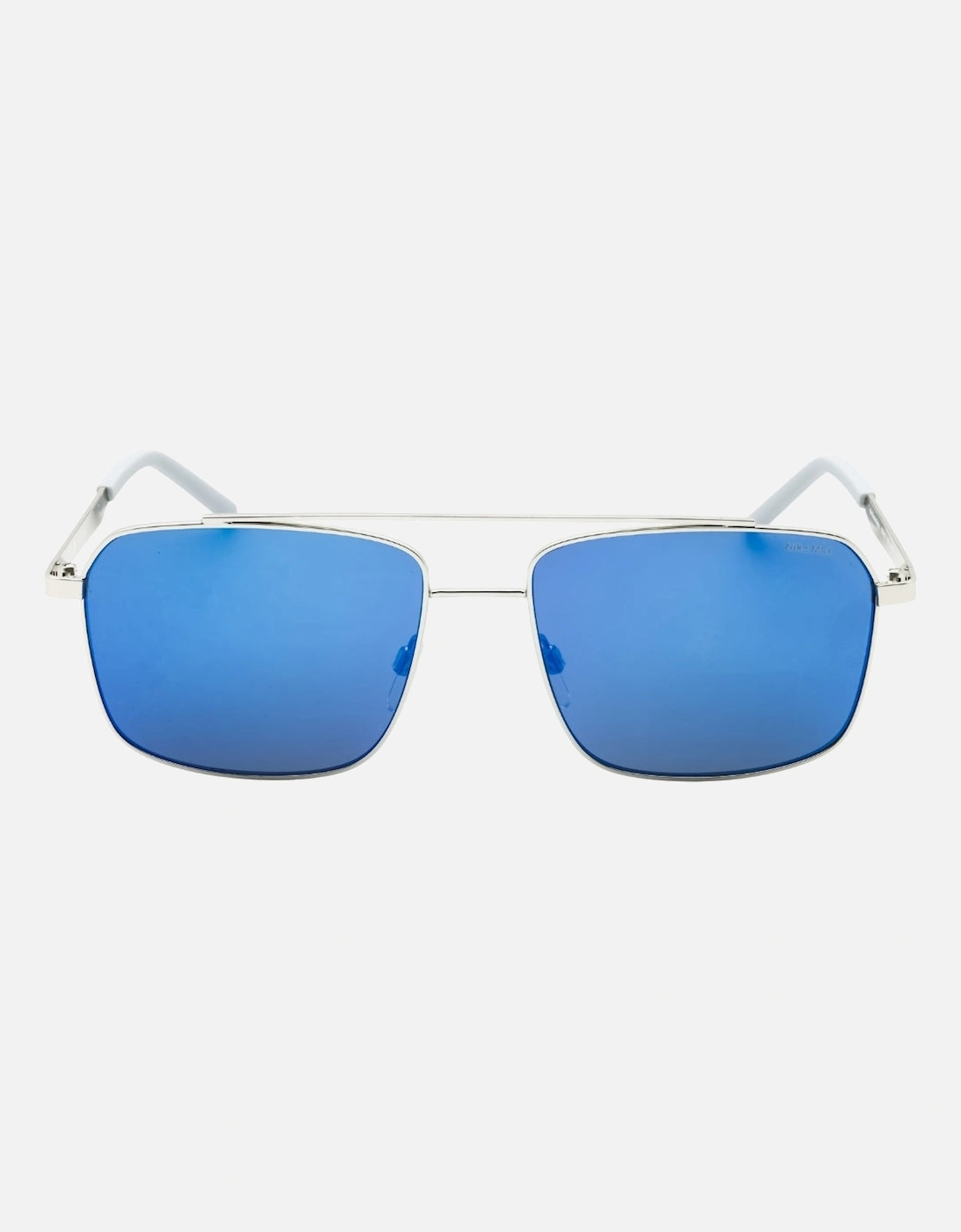 Traveler Strike Blue Mirror Lens Silver Sunglasses, 3 of 2
