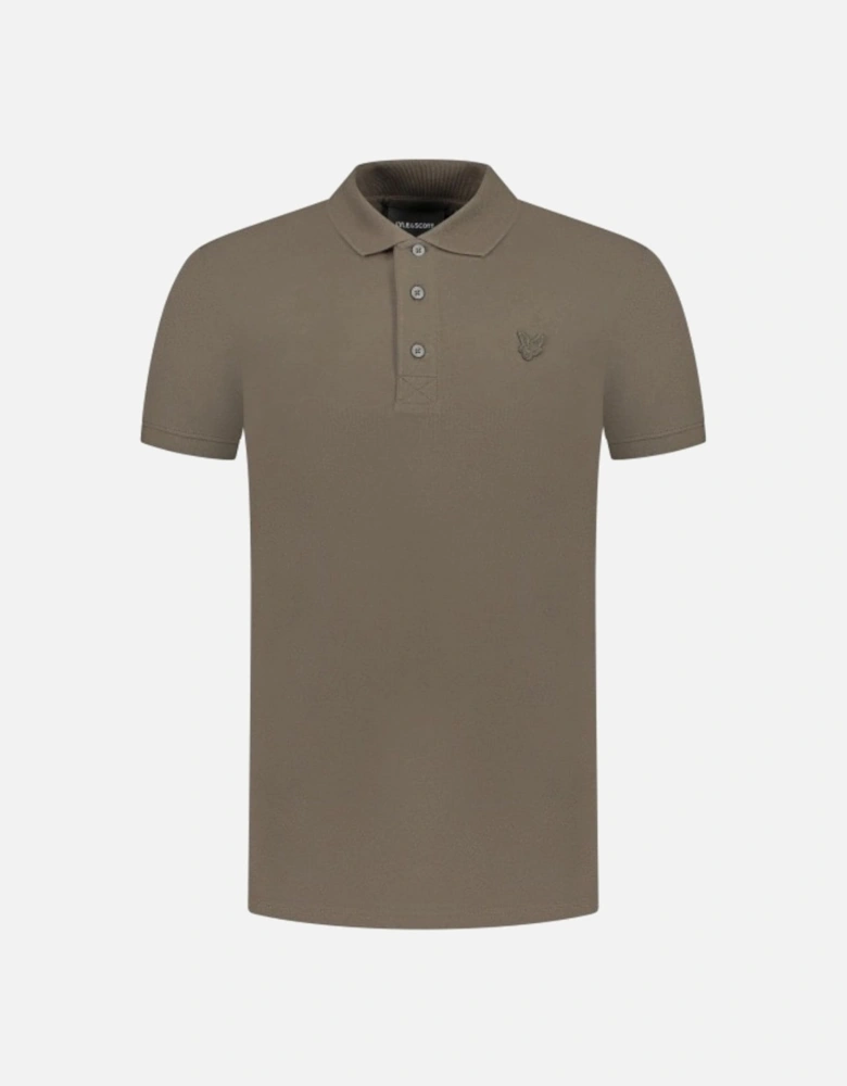 Lyle & Scott Tonal Eagle Form Green Polo Shirt
