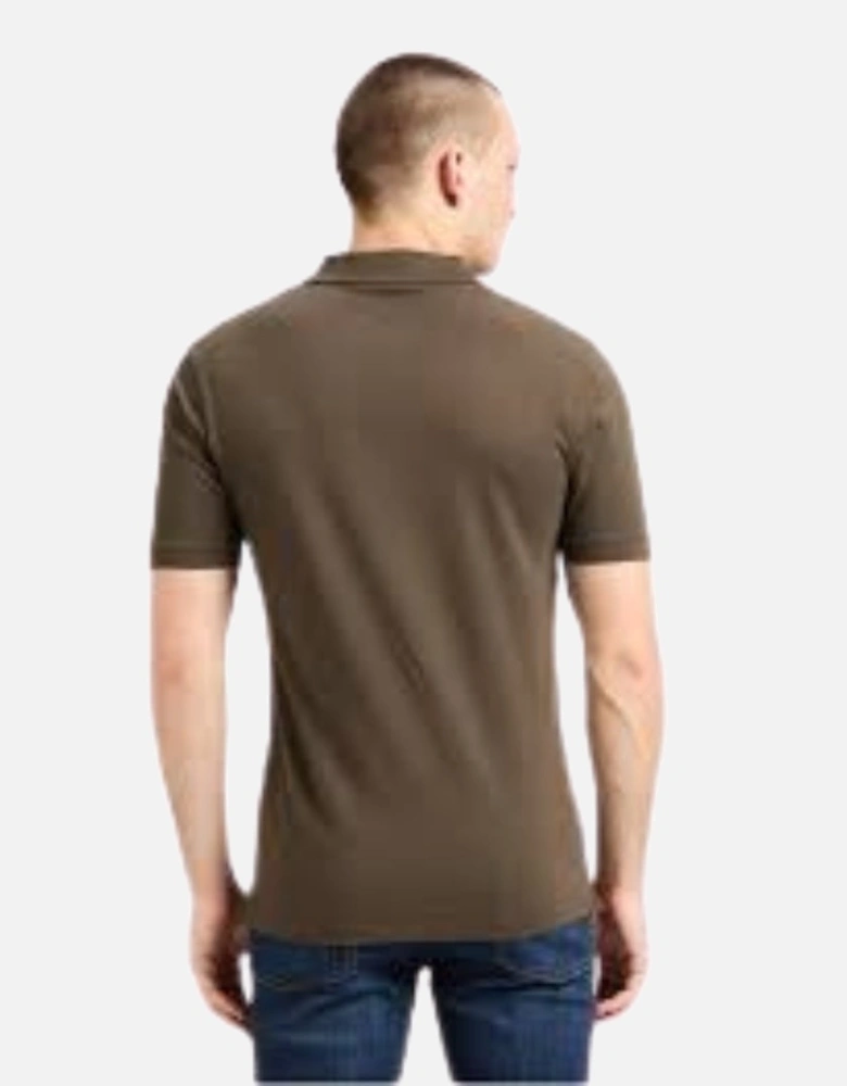 Lyle & Scott Tonal Eagle Form Green Polo Shirt