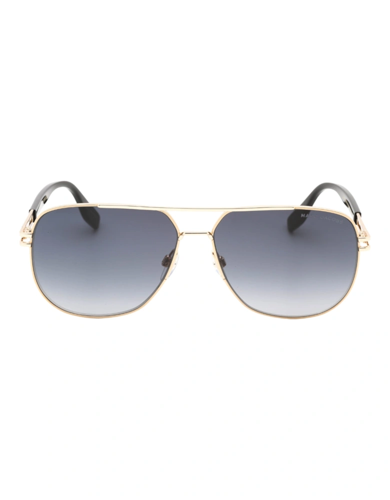 Gold Detail Black Sunglasses