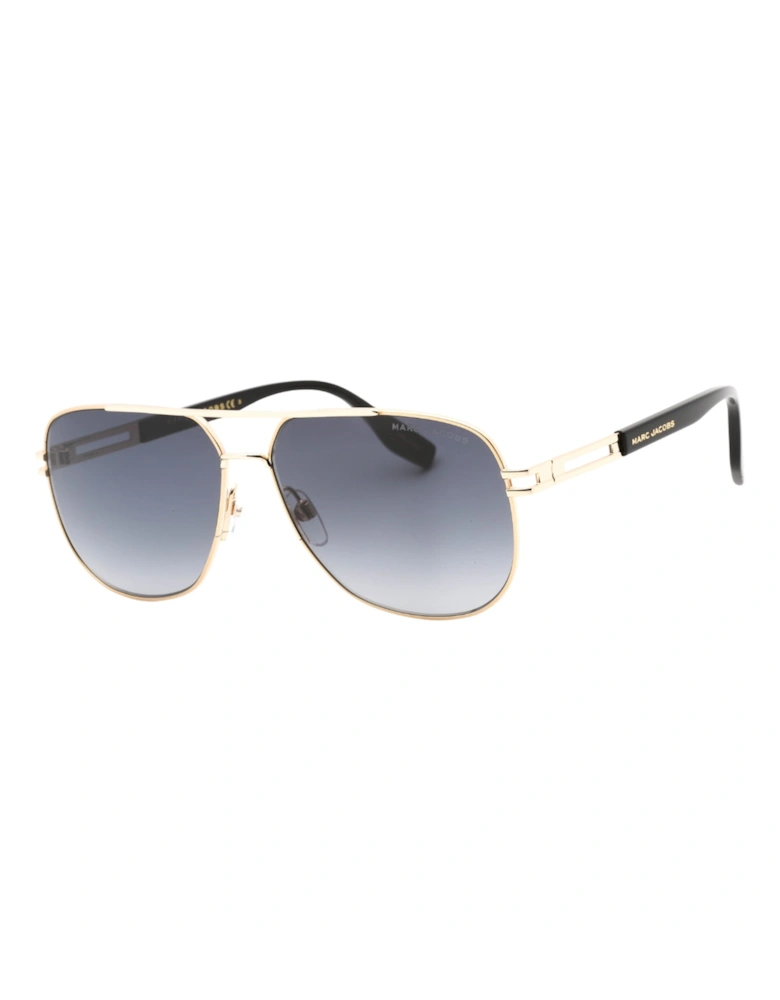 Gold Detail Black Sunglasses