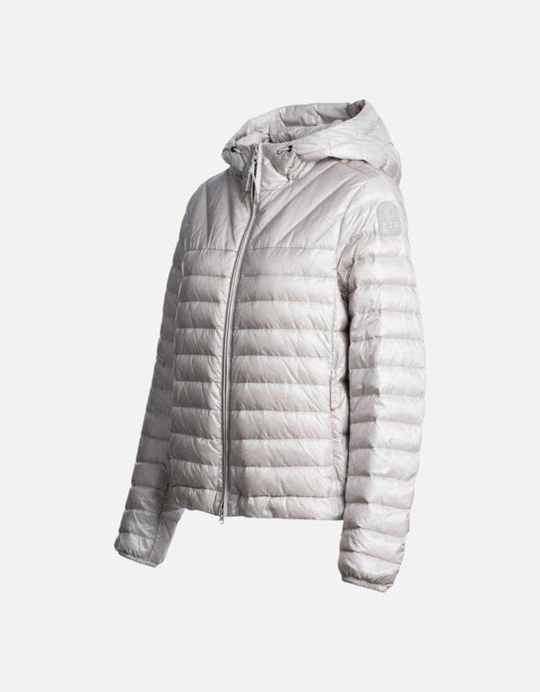 Hooded Dawn Silver Jacket