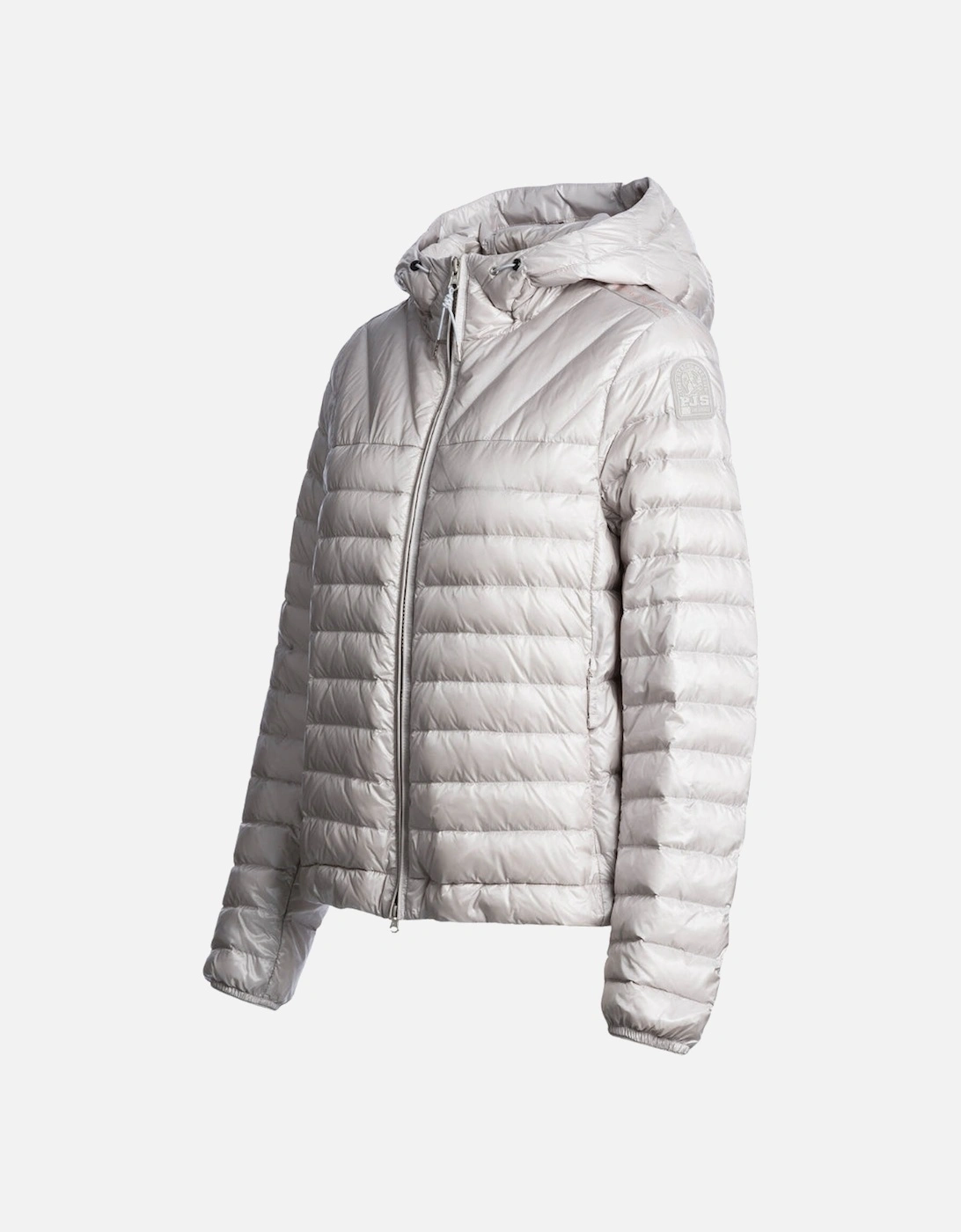 Hooded Dawn Silver Jacket