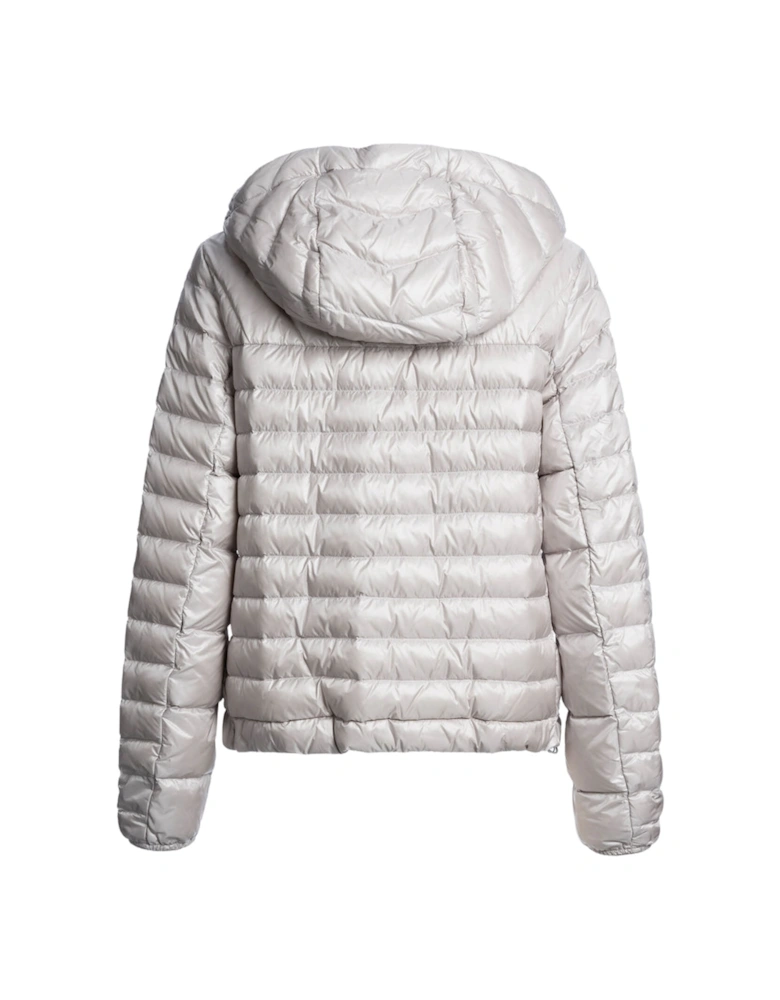 Hooded Dawn Silver Jacket