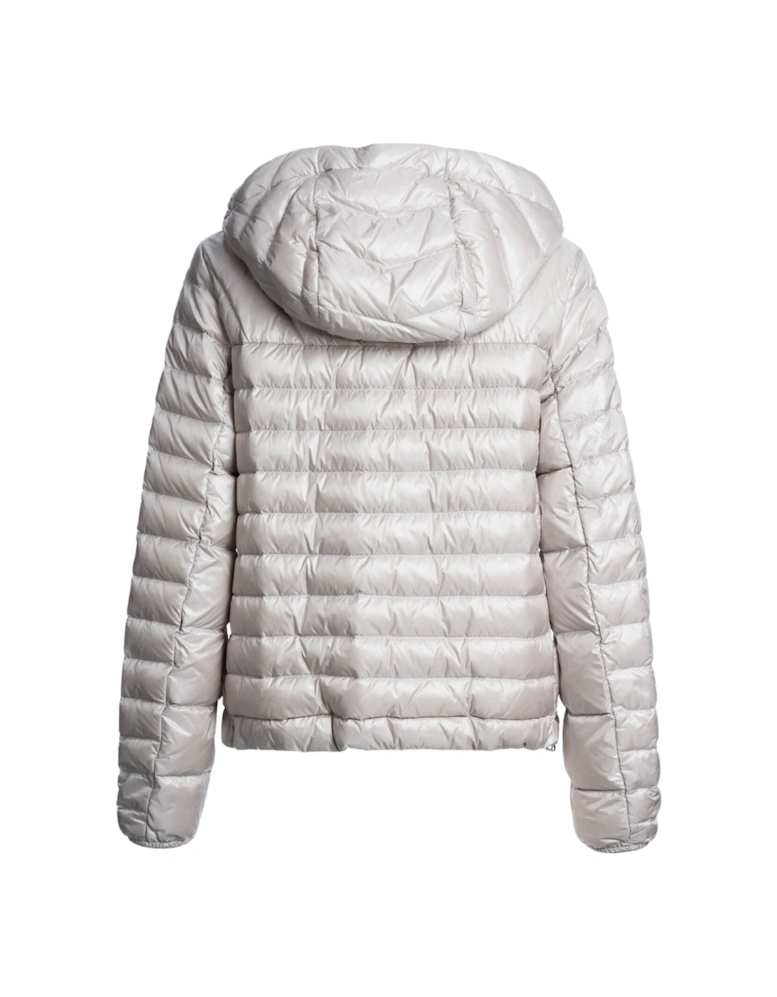 Hooded Dawn Silver Jacket