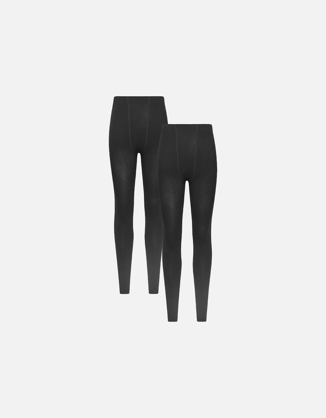 Womens/Ladies Brushed Isotherm Thermal Leggings (Pack of 2), 6 of 5