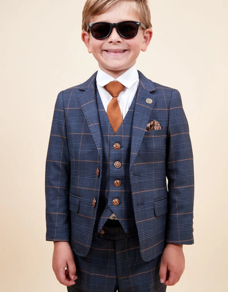 Jenson Kids 3pc Suit - Marine Blue