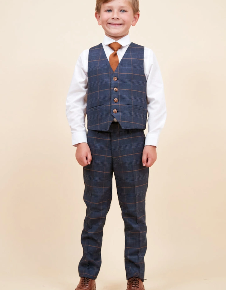 Jenson Kids 3pc Suit - Marine Blue