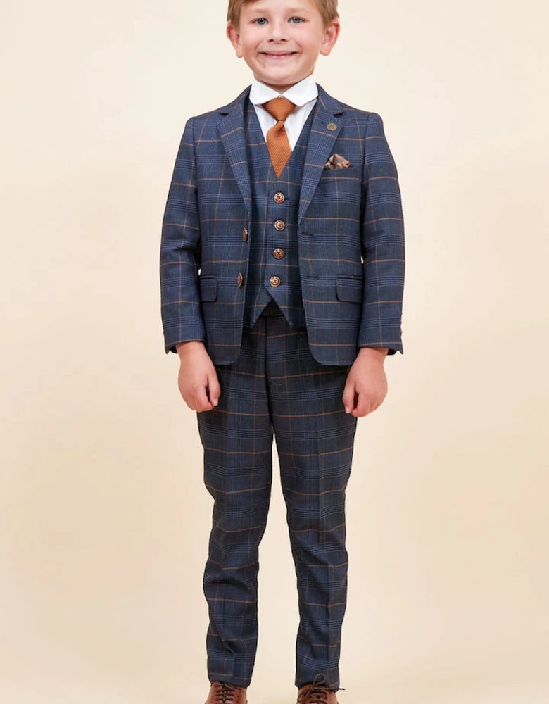 Jenson Kids 3pc Suit - Marine Blue