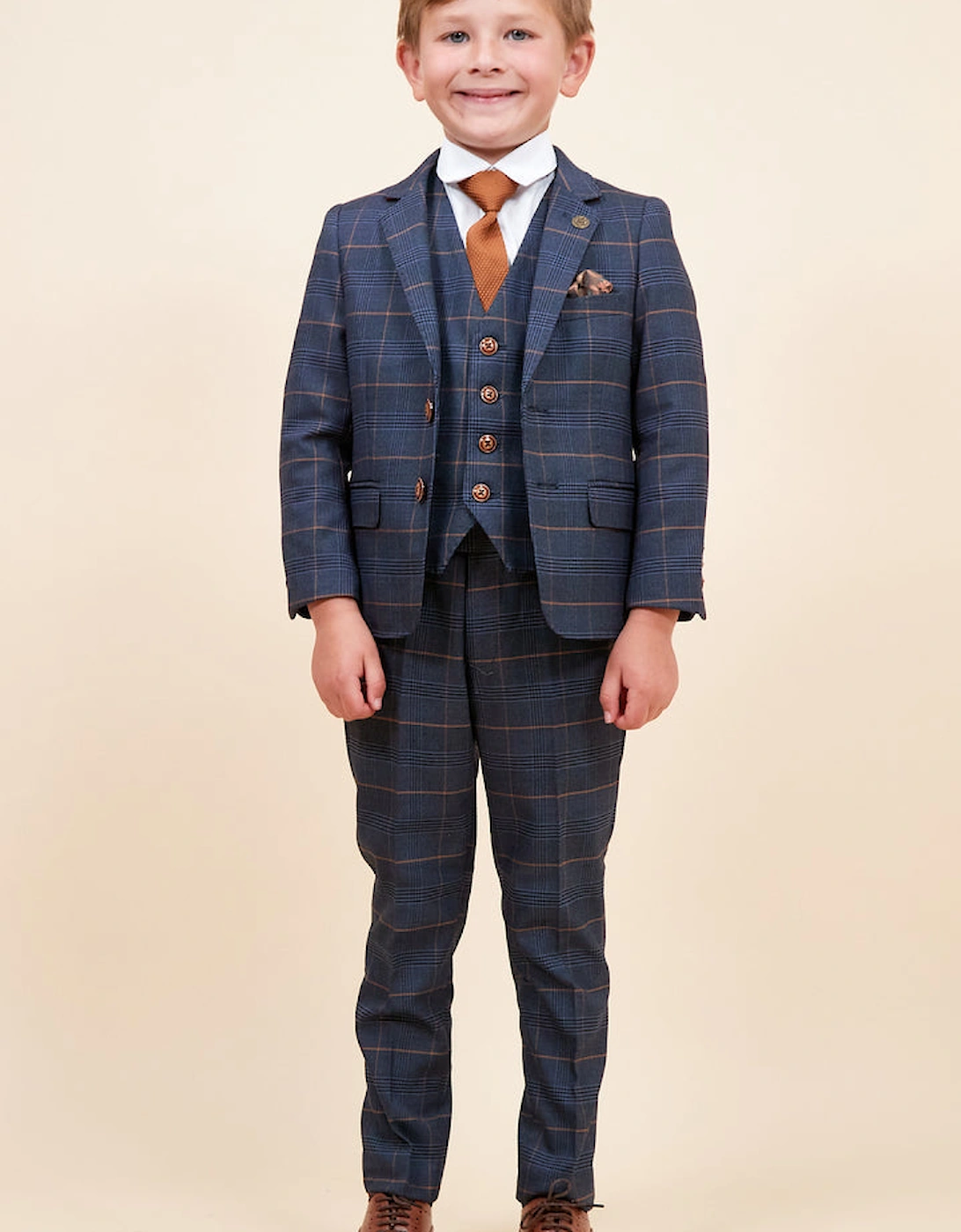 Jenson Kids 3pc Suit - Marine Blue