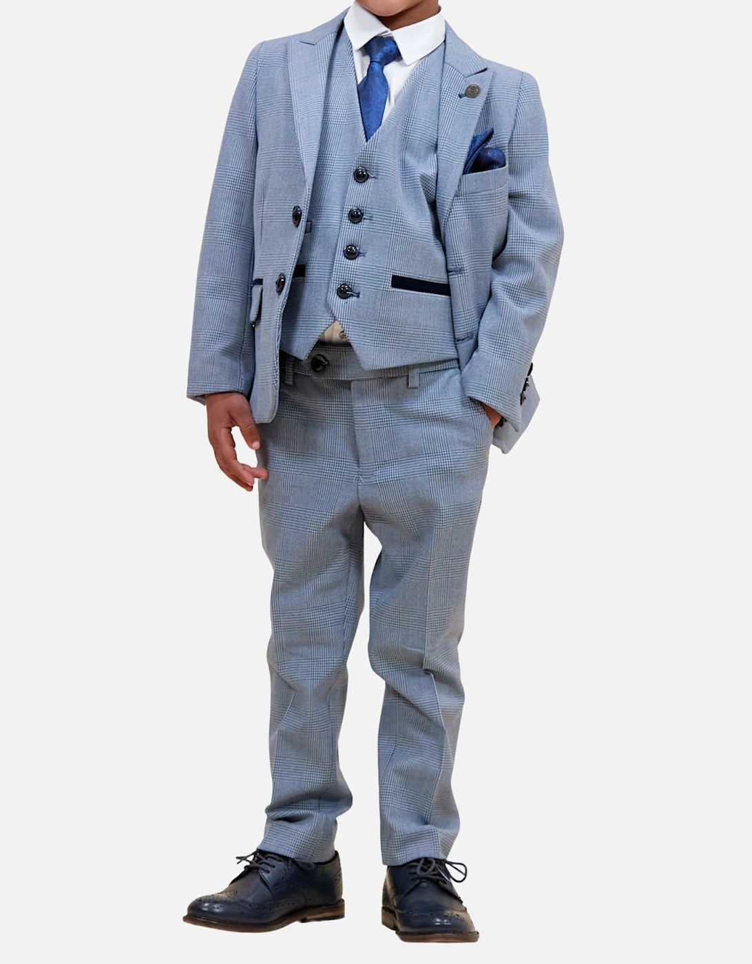 Bromley Kids 3pc Suit - Sky, 2 of 1