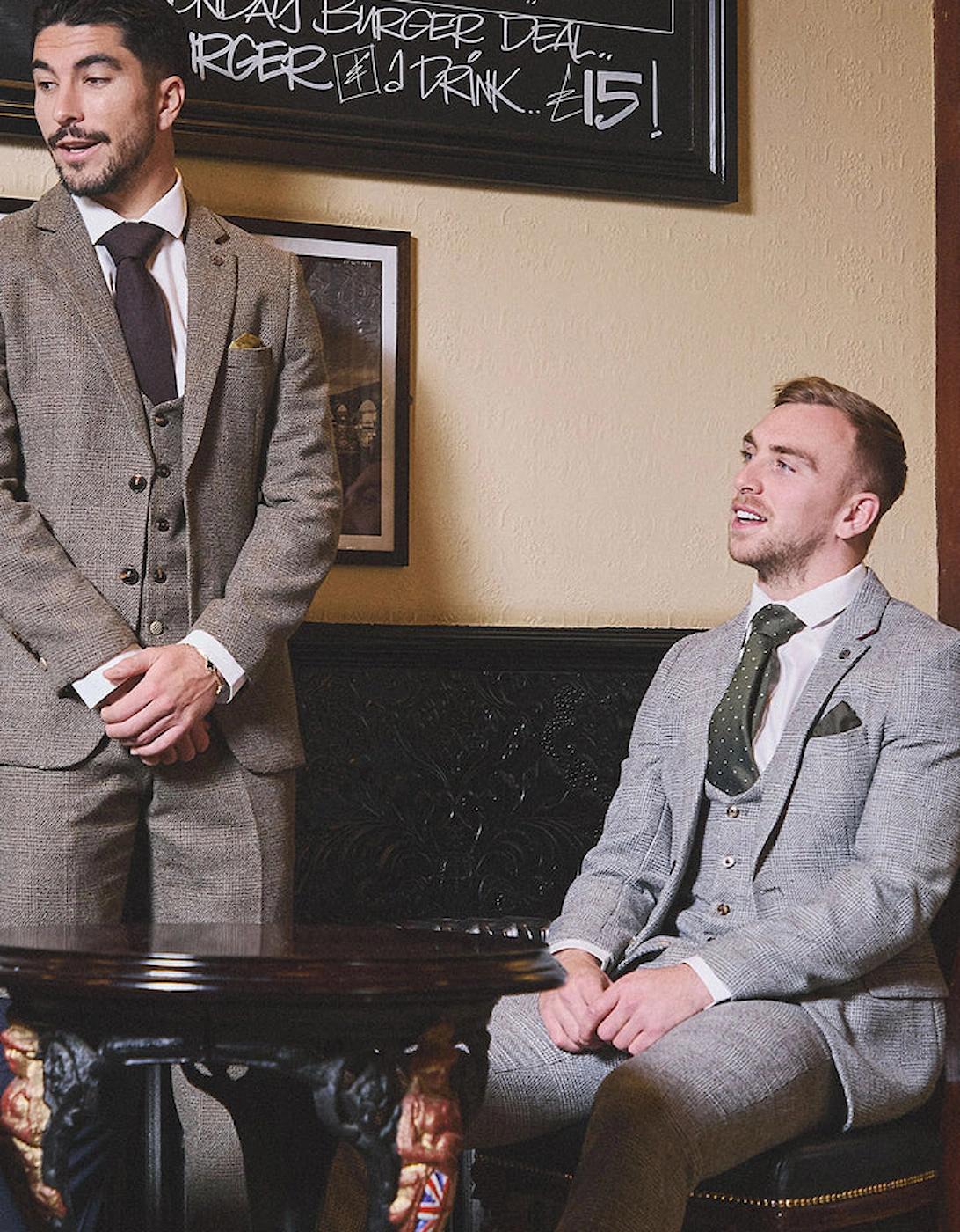 Kris Tweed Blazer - Silver/ Grey