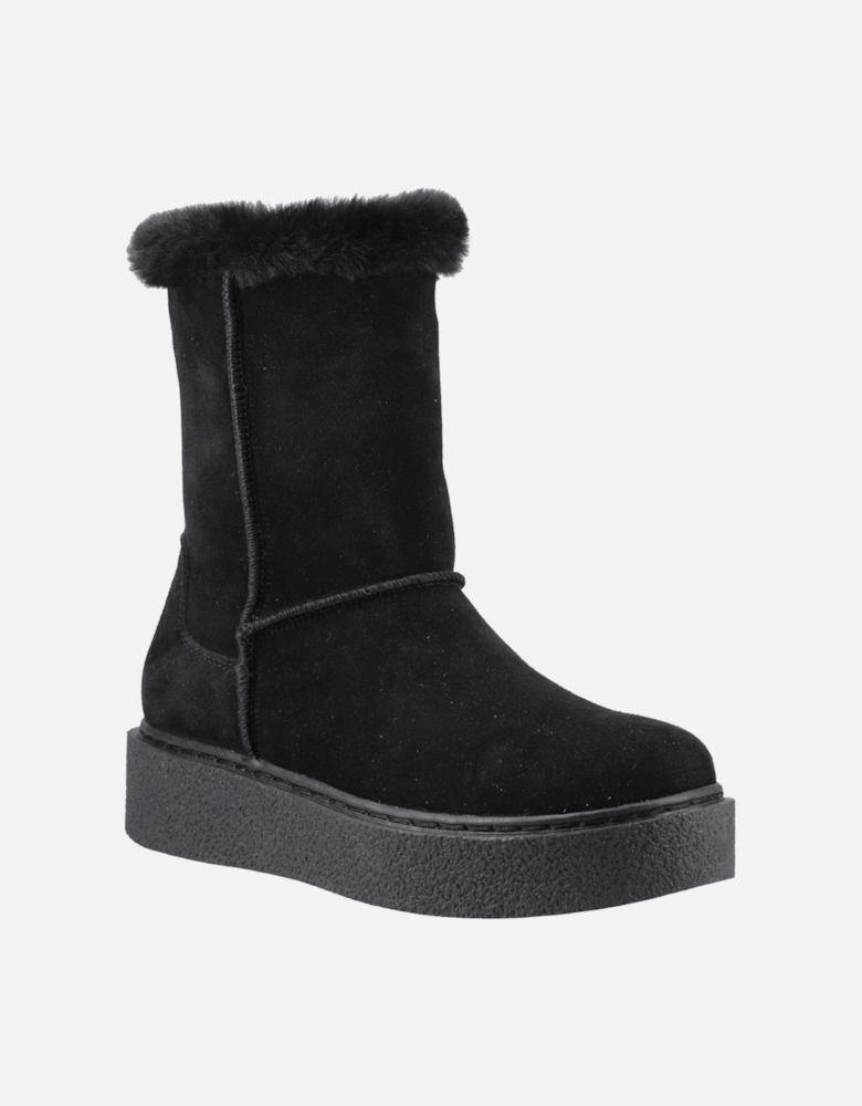 Becca Mid Suede Women's Black Boots