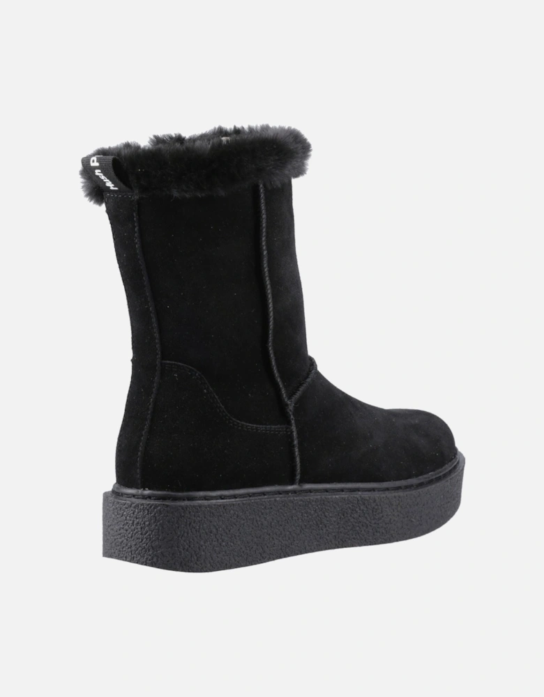 Becca Mid Suede Women's Black Boots