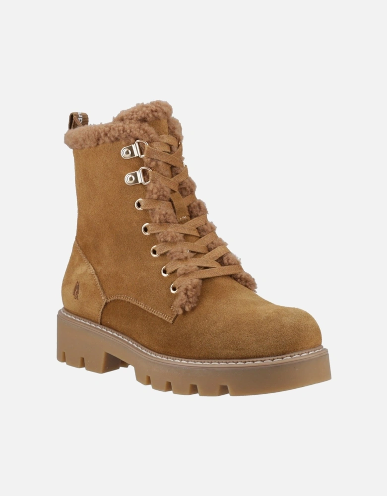 Aurelia Suede Women's Tan Winter Ankle Boots