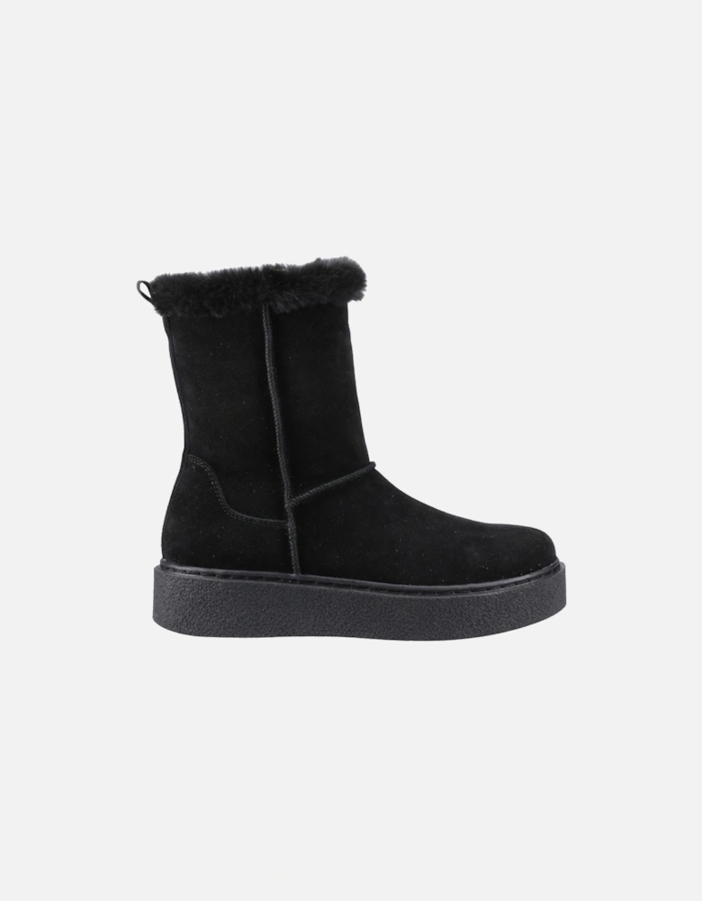 Becca Mid Suede Women's Black Boots