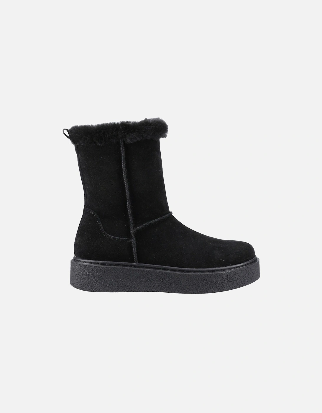Becca Mid Suede Women's Black Boots