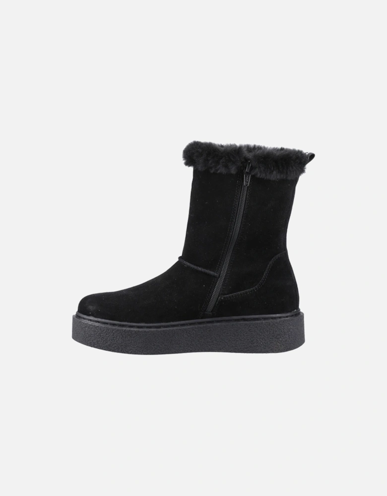Becca Mid Suede Women's Black Boots