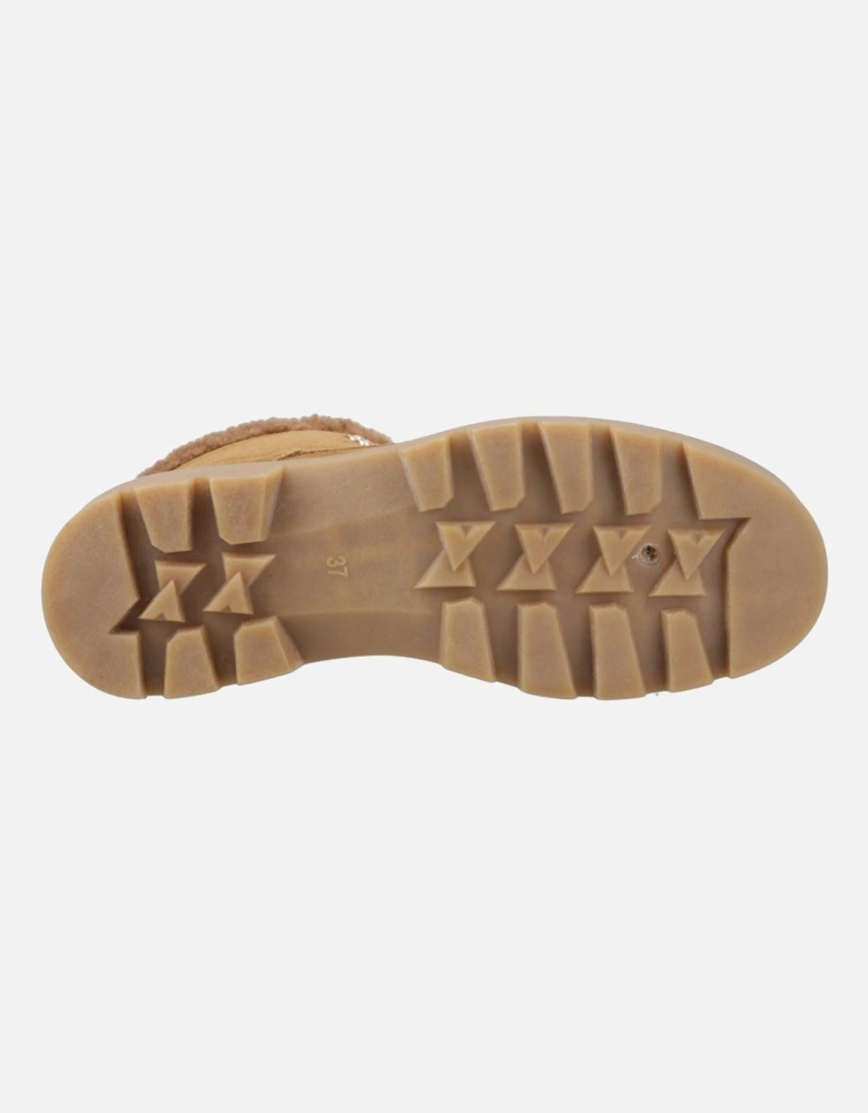 Aurelia Suede Women's Tan Winter Ankle Boots