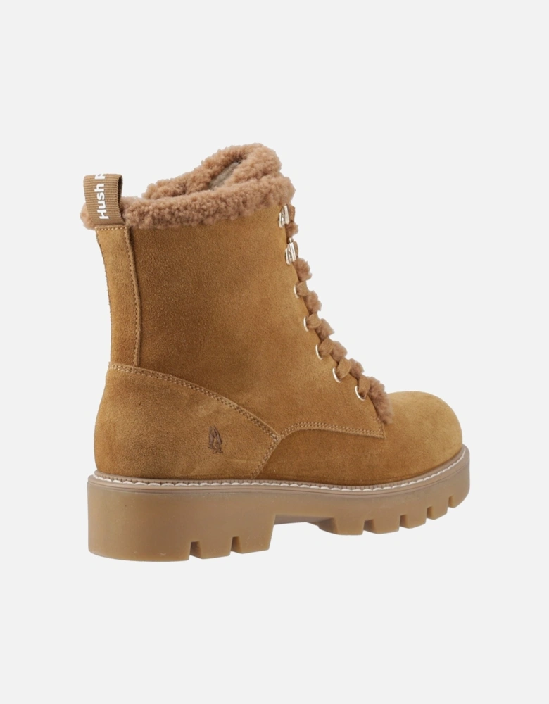 Aurelia Suede Women's Tan Winter Ankle Boots